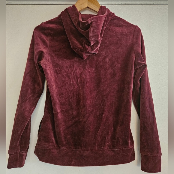 Puma Women's Hooded Burgandy Hooded Sweatshirt Size XS - Picture 4 of 5